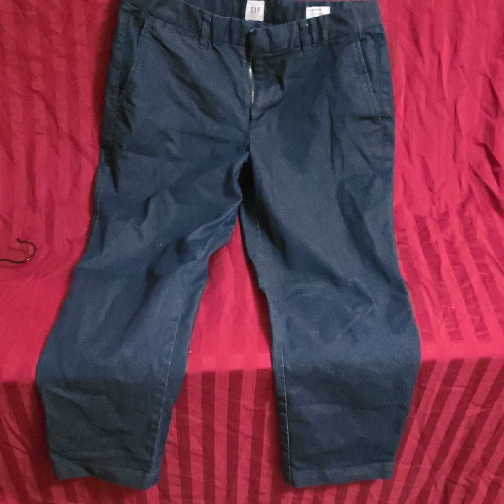 GAP Women's Navy Cropped Pants